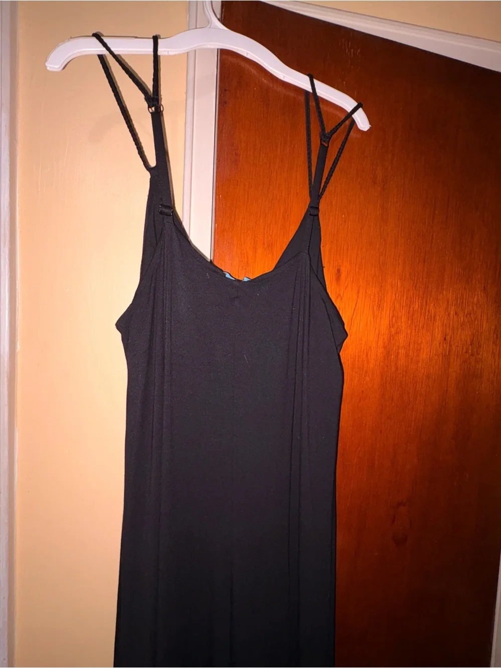 RARE Cynthia Rowley 2X Black Hi Lo Maxi with shelf bra, adjustable straps - Picture 6 of 11